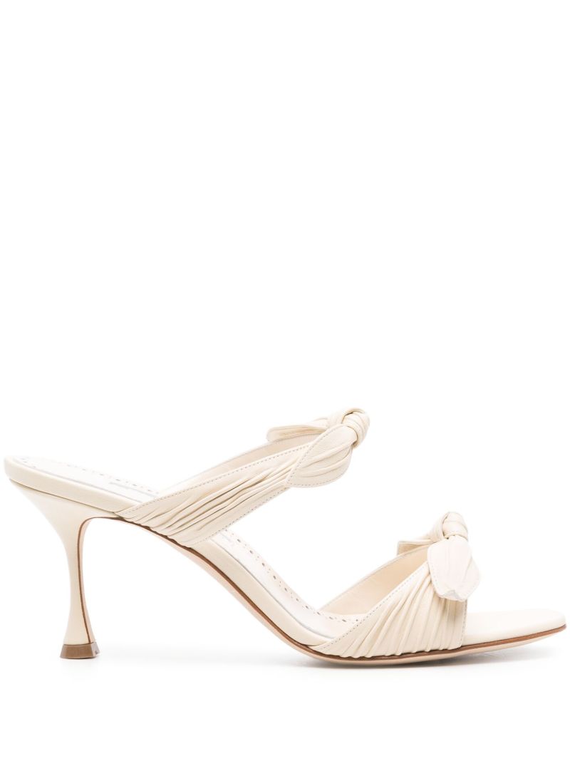 White Lollo 70mm Mules