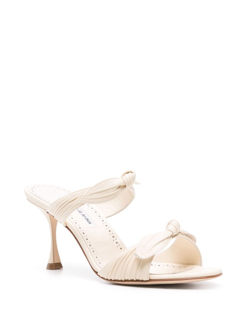 White Lollo 70mm Mules
