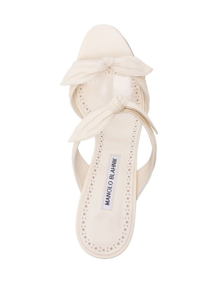 White Lollo 70mm Mules