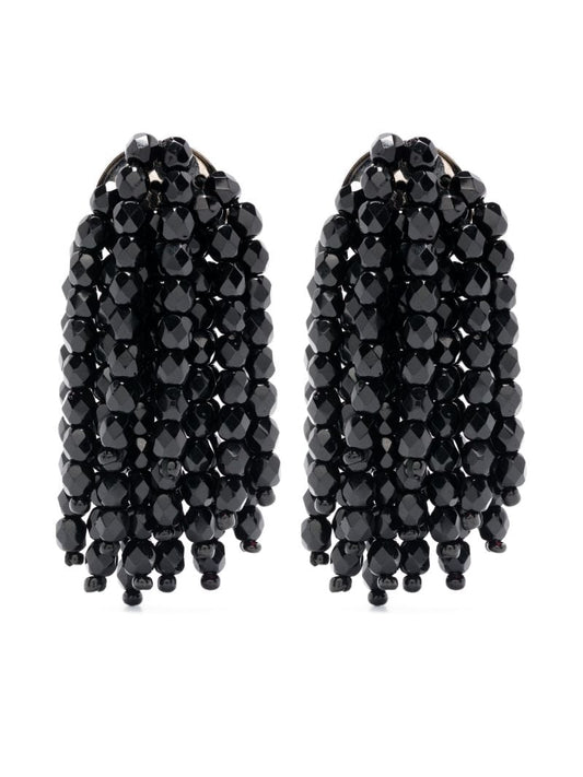 Black Small Fireworks Clip-on Earrings
