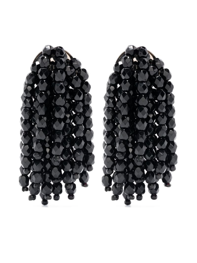 Black Small Fireworks Clip-on Earrings