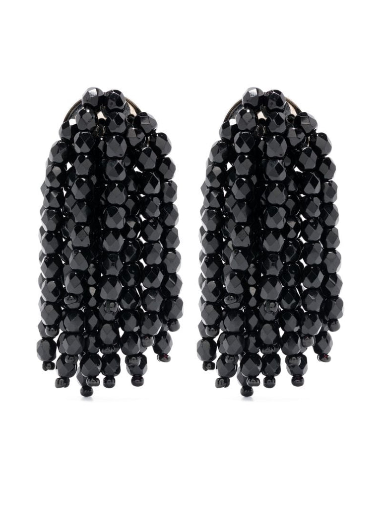 Black Small Fireworks Clip-on Earrings