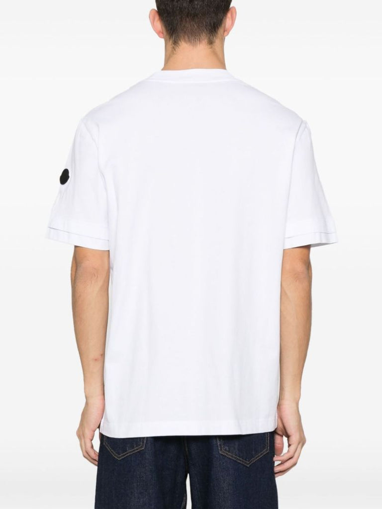 White Logo-print Cotton T-shirt
