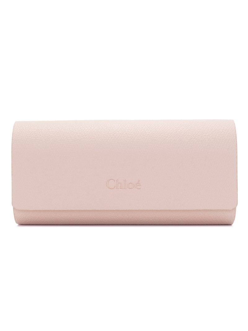 Pink Olivia Round-frame Sunglasses