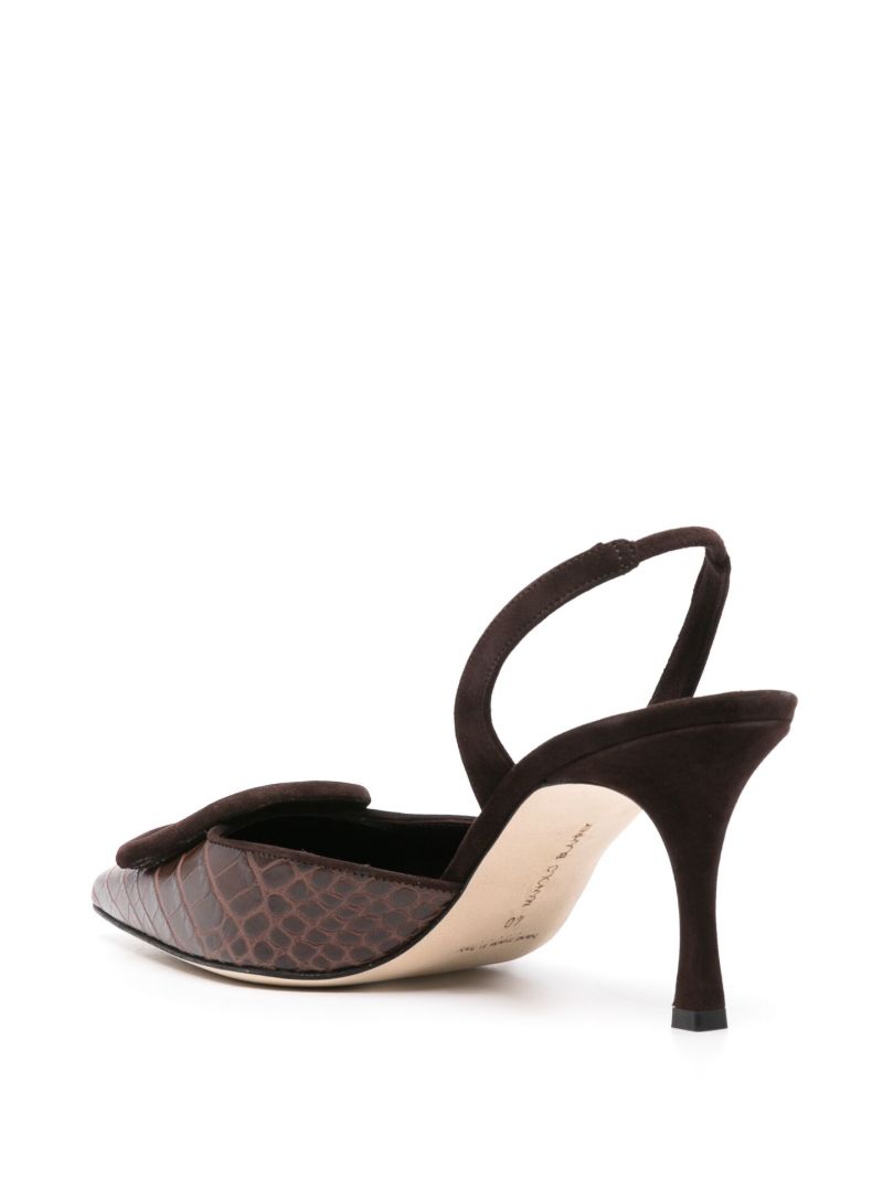 Brown Maysli 70mm Pumps