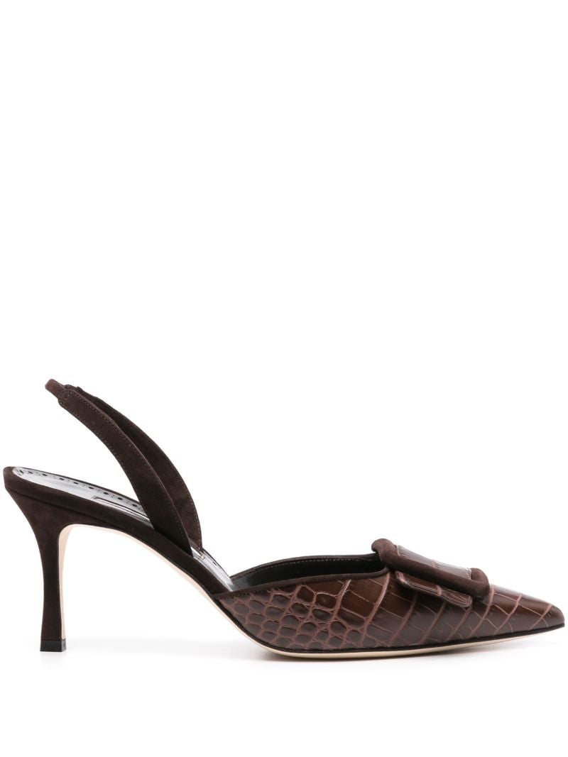 Brown Maysli 70mm Pumps