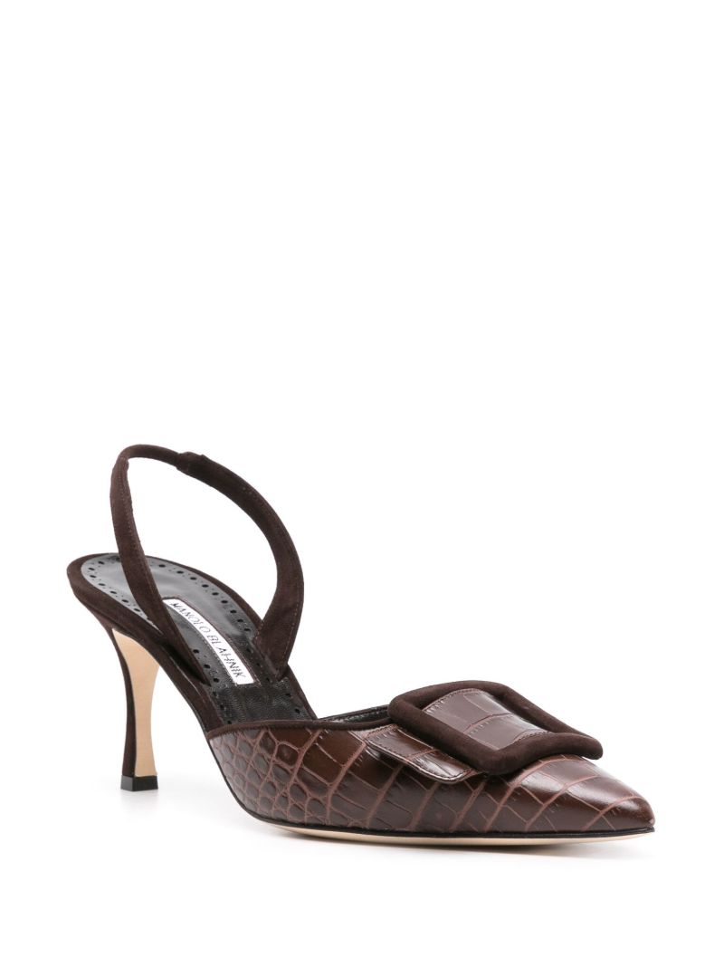 Brown Maysli 70mm Pumps