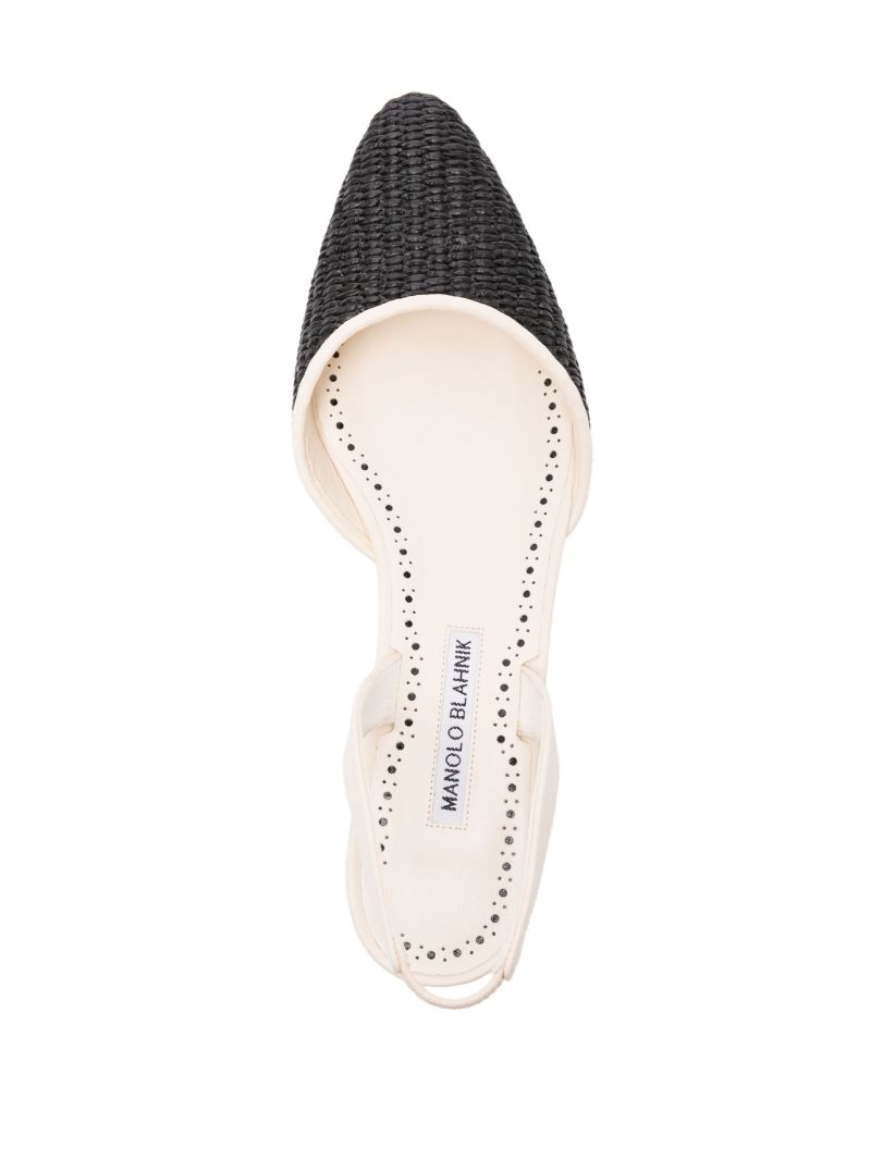 White Raffro 30mm Pumps