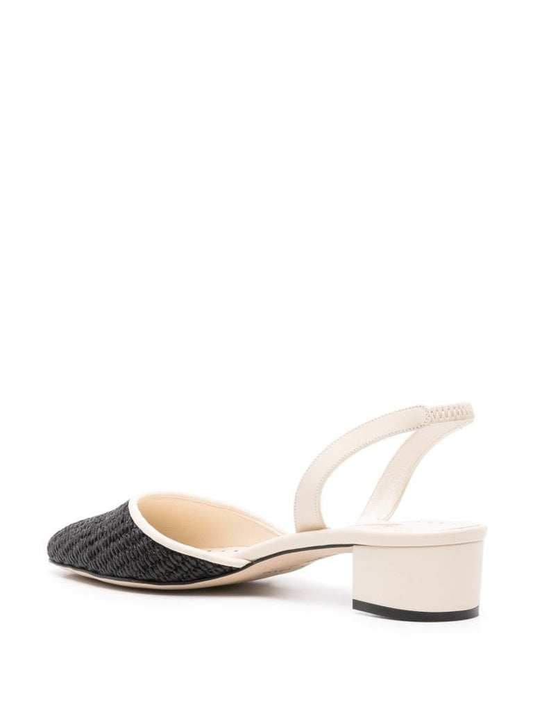 White Raffro 30mm Pumps