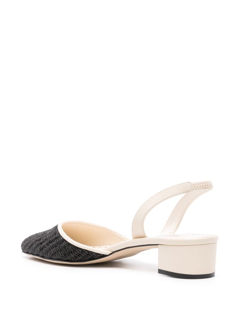 White Raffro 30mm Pumps