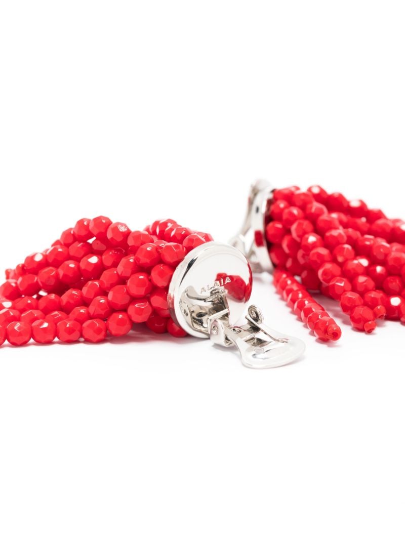 Red Small Fireworks Clip-on Earrings