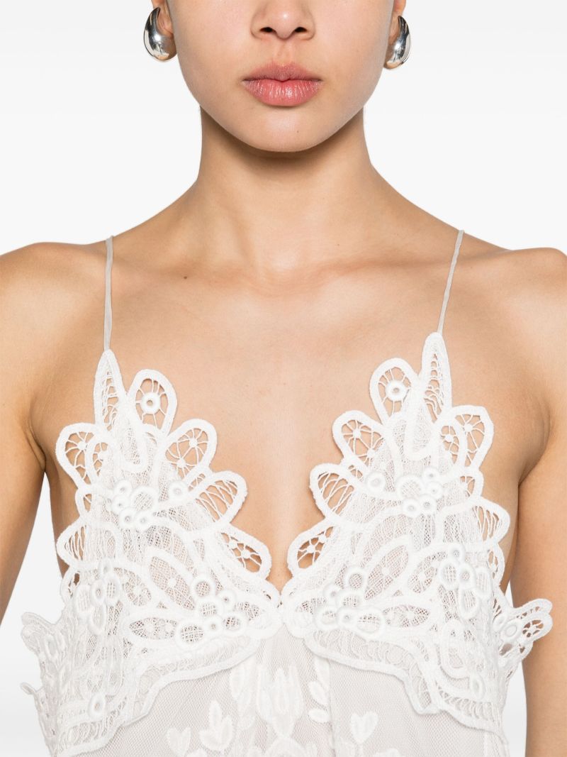 White Victoria Floral-lace Top