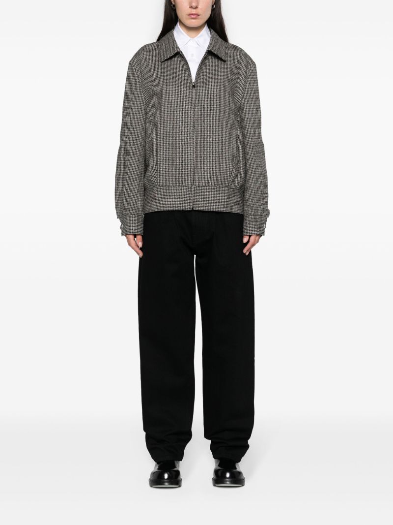 Black Mid-rise Straight-leg Jeans