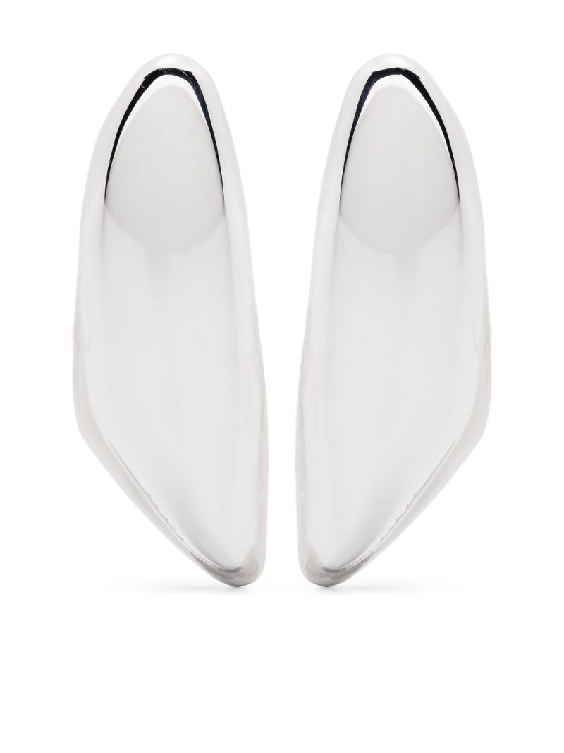 Silver-tone Bumpr Drop Earrings