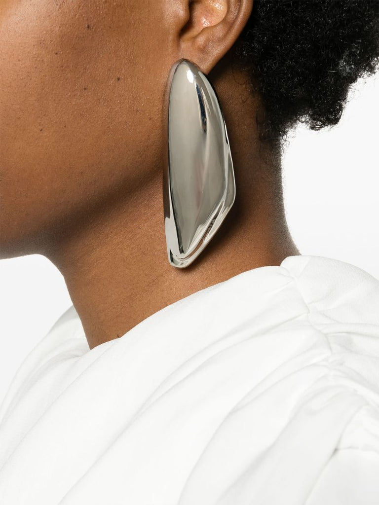 Silver-tone Bumpr Drop Earrings