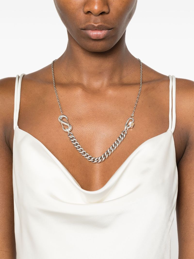 Silver Set 4 Necklace and Bracelet Set