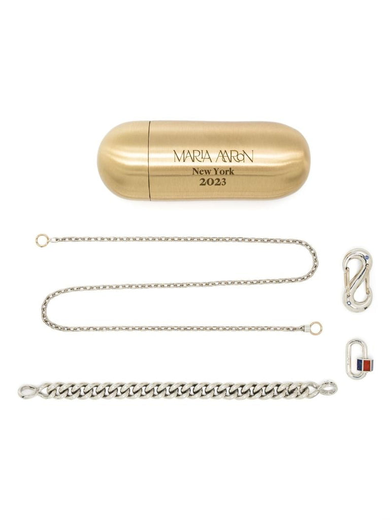 Silver Set 4 Necklace and Bracelet Set