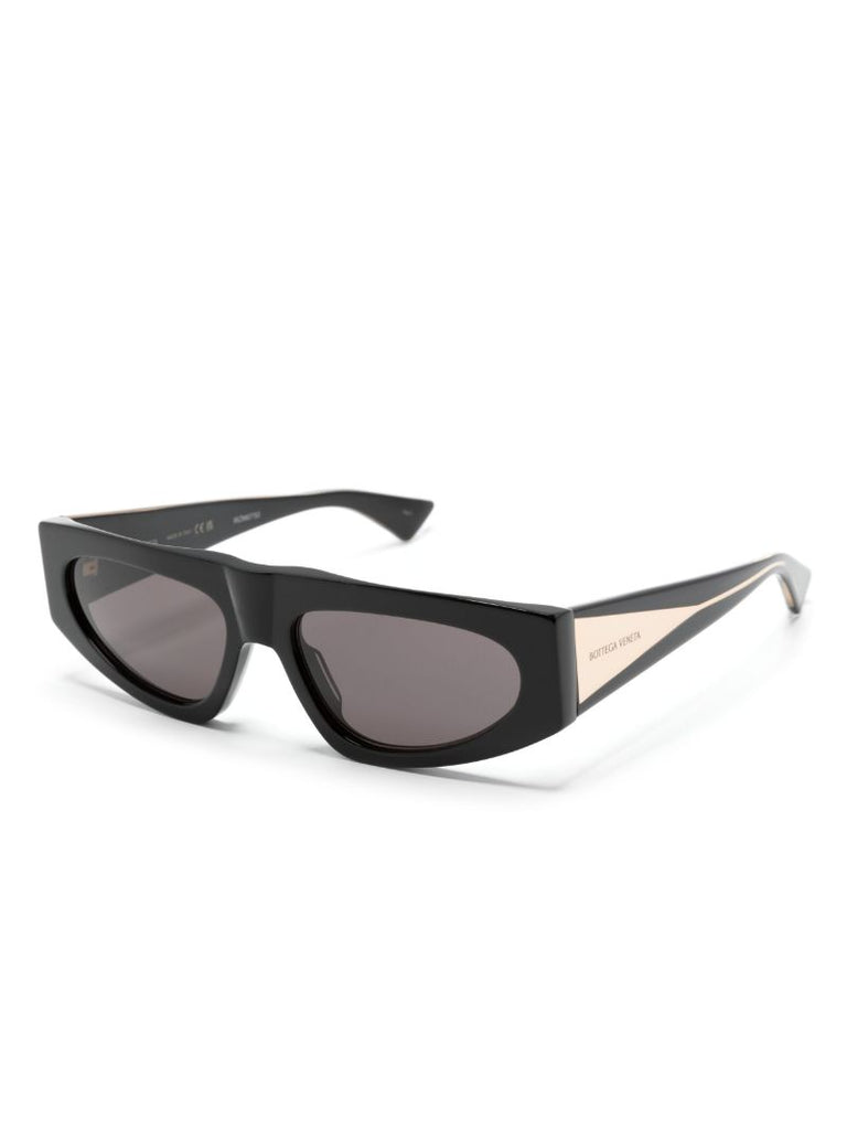 Black D-frame Sunglasses