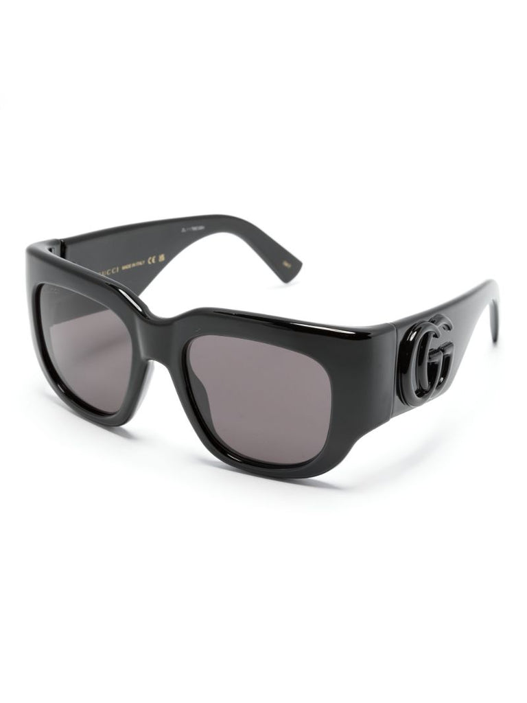 Black Double G Oversize-frame Sunglasses