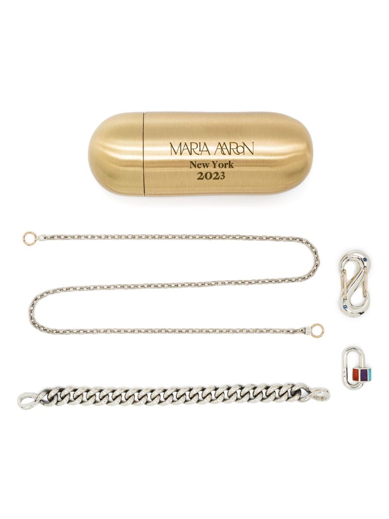 Silver Set 4 Necklace and Bracelet Set