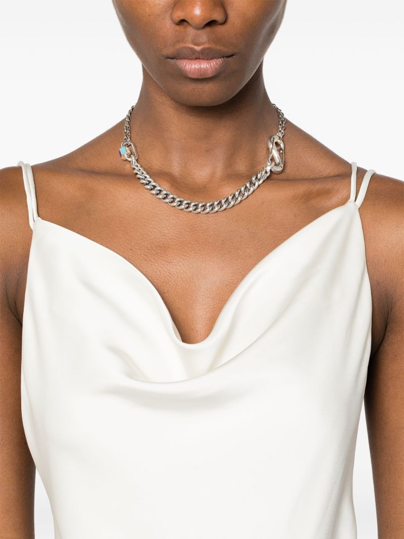 Silver Set 4 Necklace and Bracelet Set