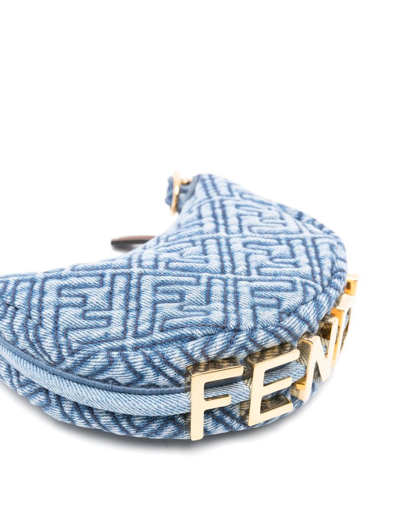 Blue Fendigraphy Mini Bag
