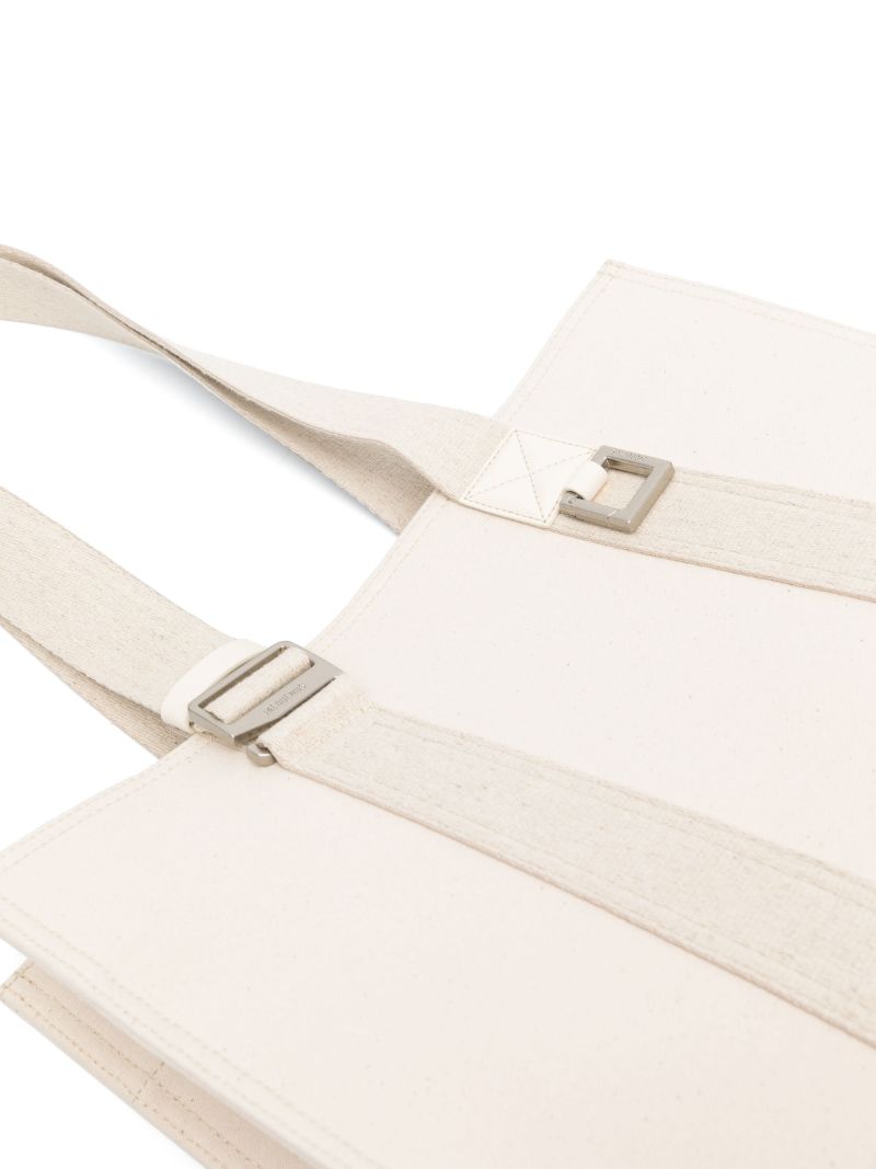 White Le Cabas Cuerda Tote Bag