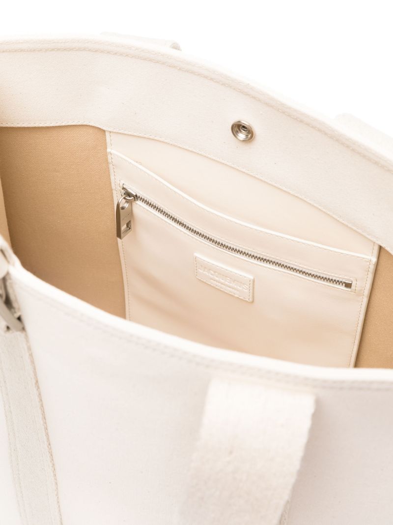 White Le Cabas Cuerda Tote Bag