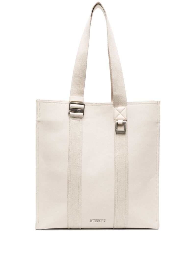 White Le Cabas Cuerda Tote Bag