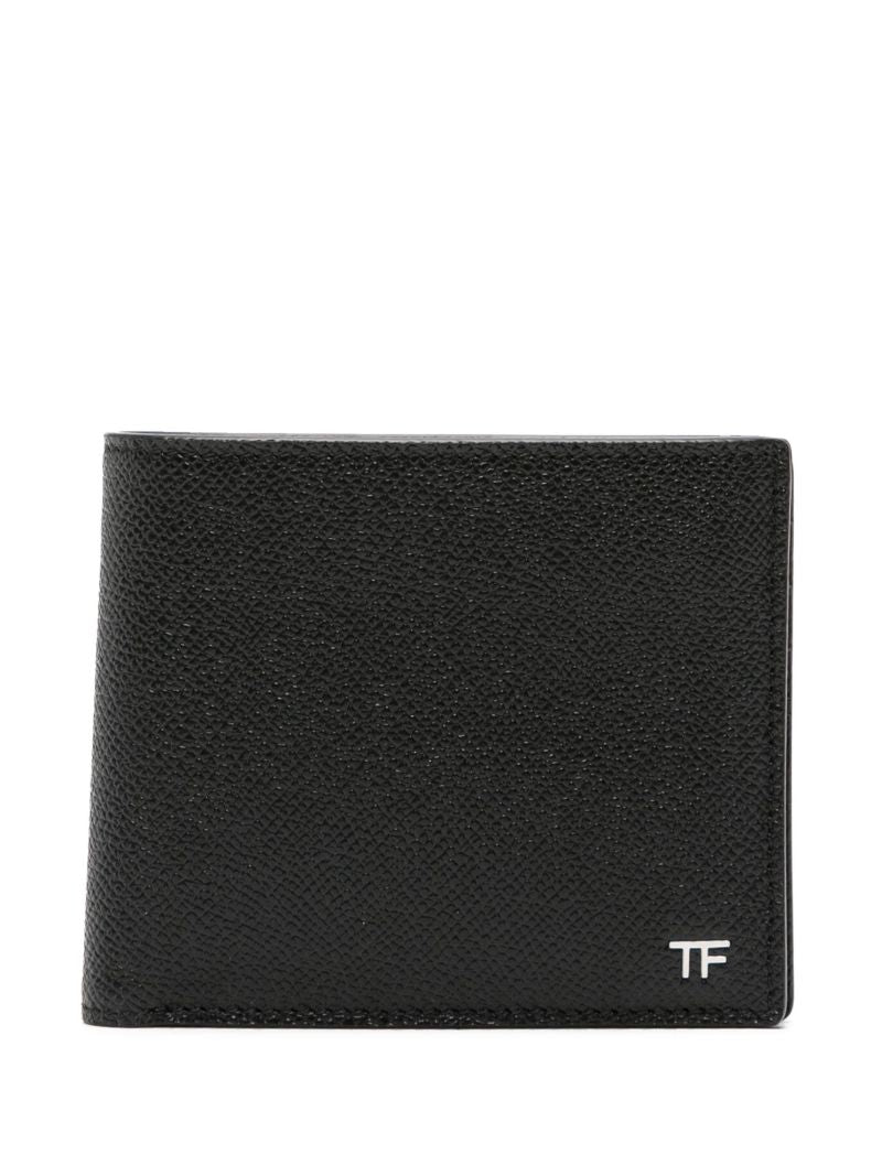 Black Leather Bifold Wallet