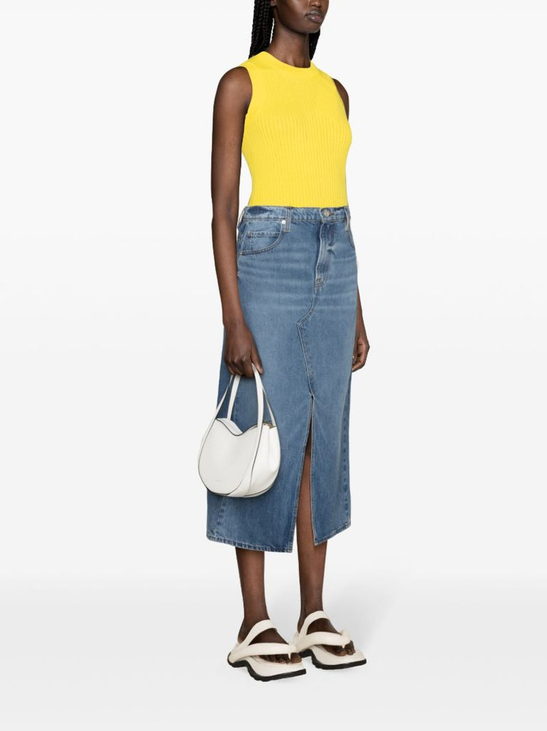 Blue Midaxi Denim Skirt