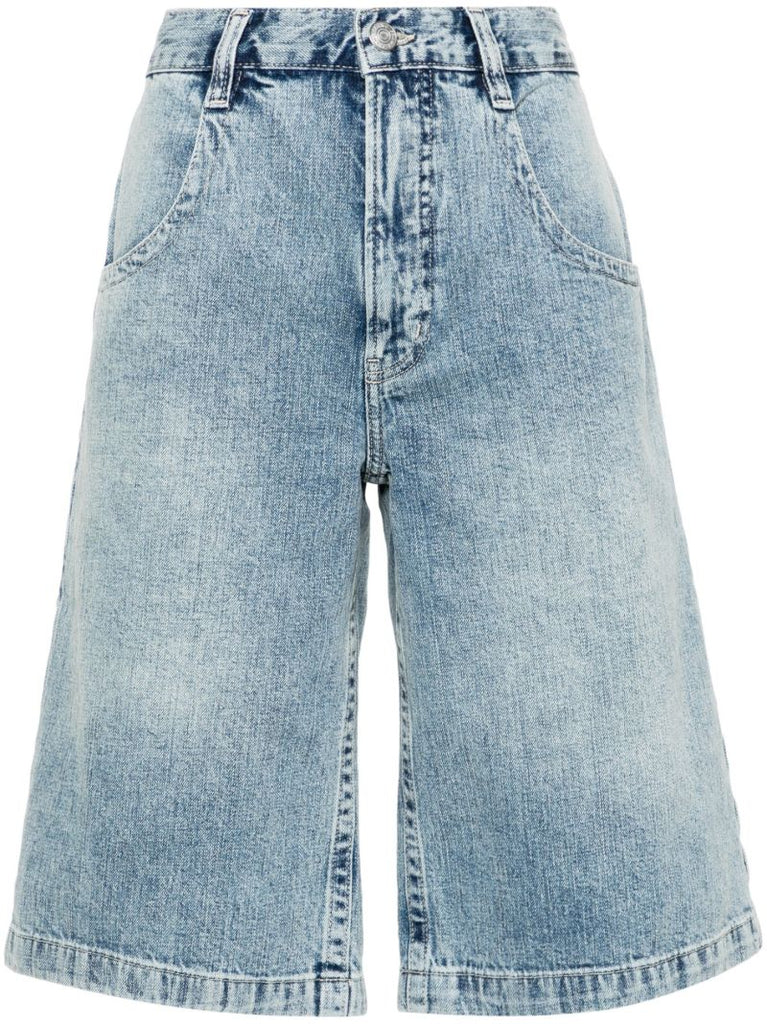 Blue Skater Denim Shorts