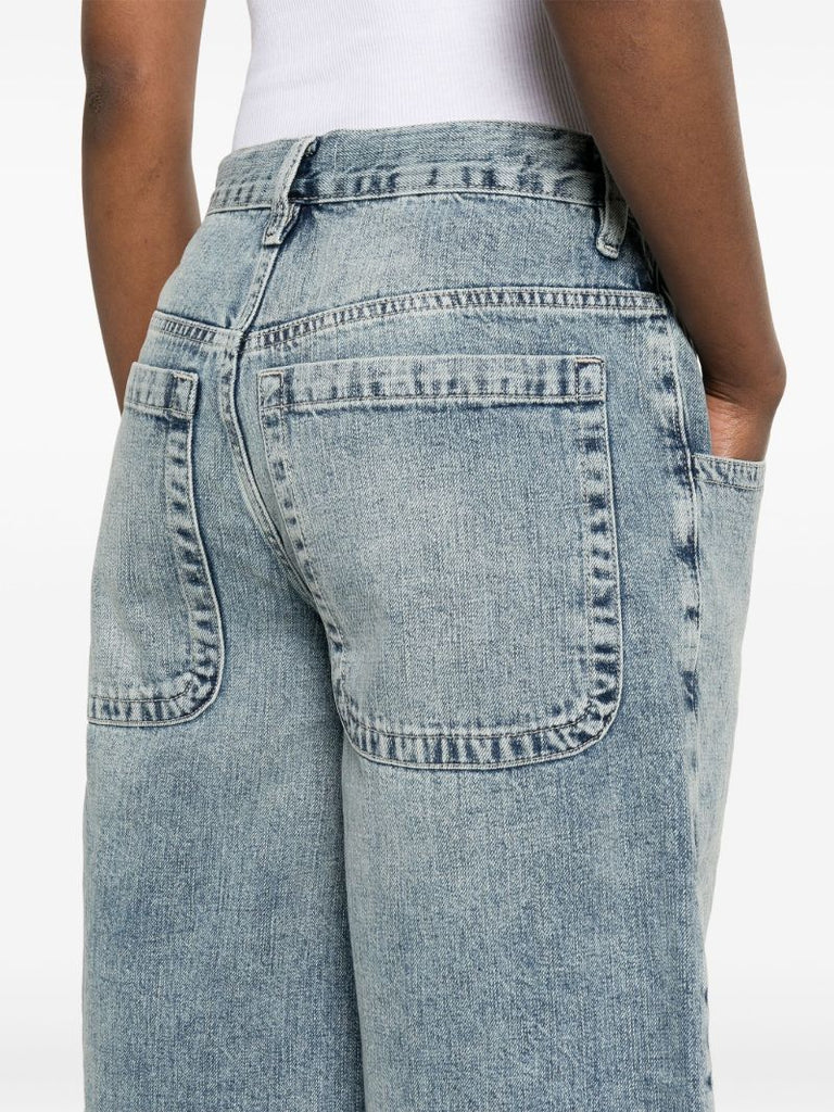 Blue Skater Denim Shorts