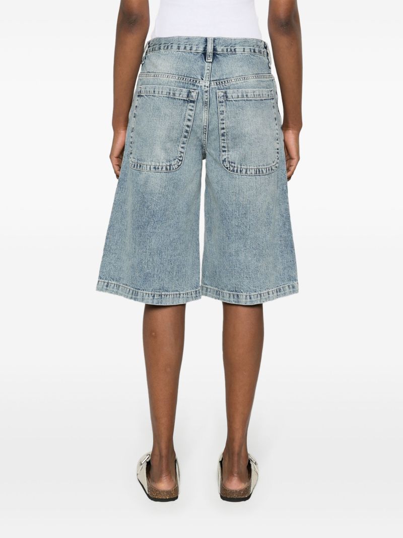 Blue Skater Denim Shorts