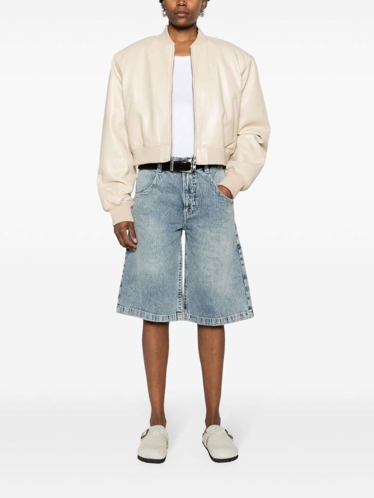 Blue Skater Denim Shorts