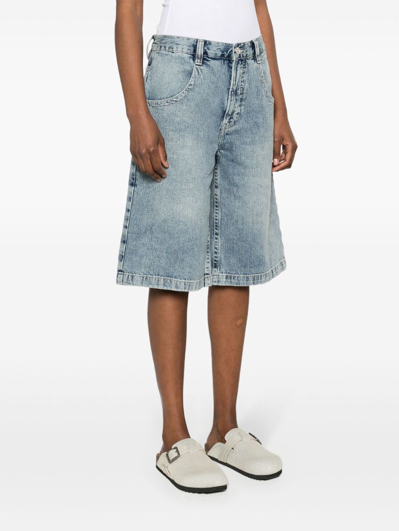 Blue Skater Denim Shorts