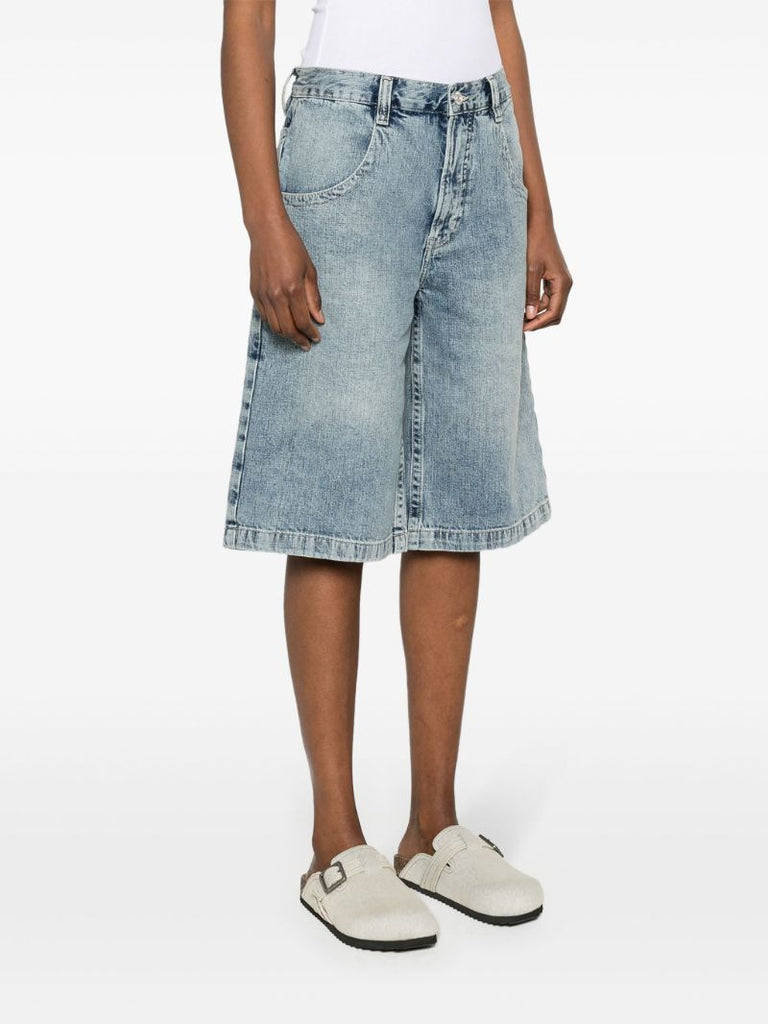 Blue Skater Denim Shorts
