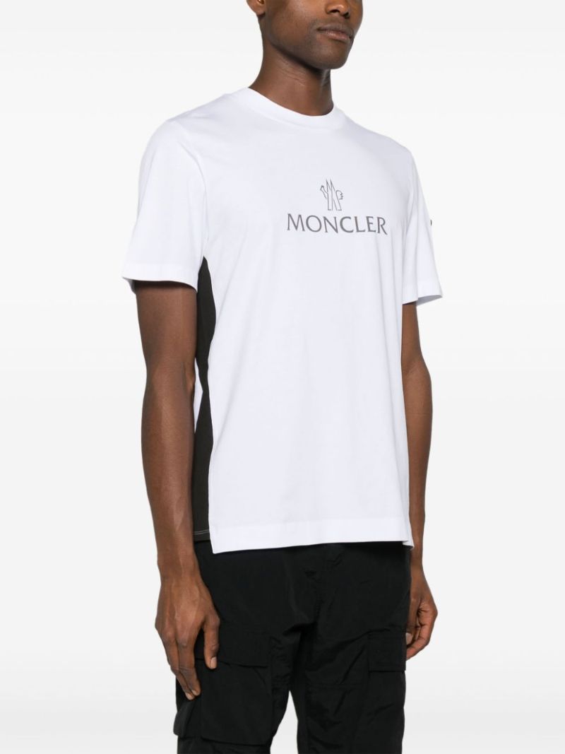 White Logo-print Cotton T-shirt