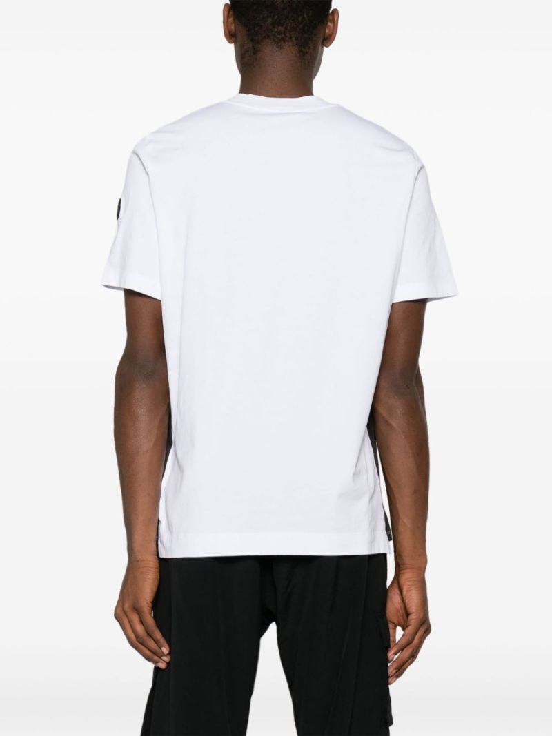 White Logo-print Cotton T-shirt