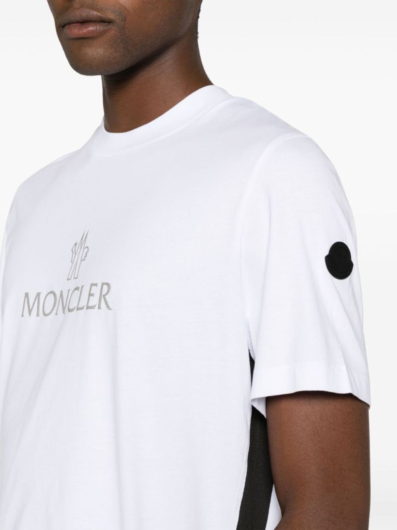 White Logo-print Cotton T-shirt