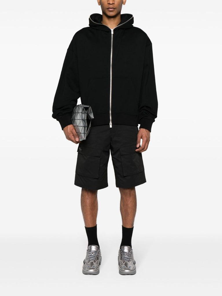 Black Cellulae Cargo Shorts
