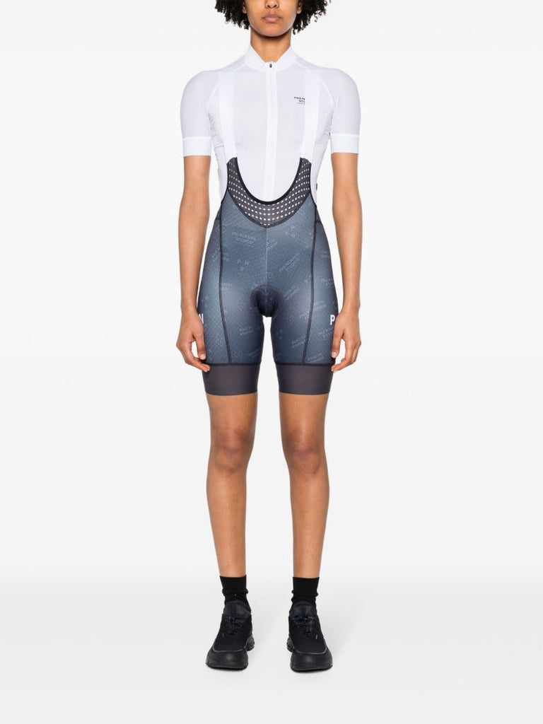Black Mechanism Cycling Bib Shorts