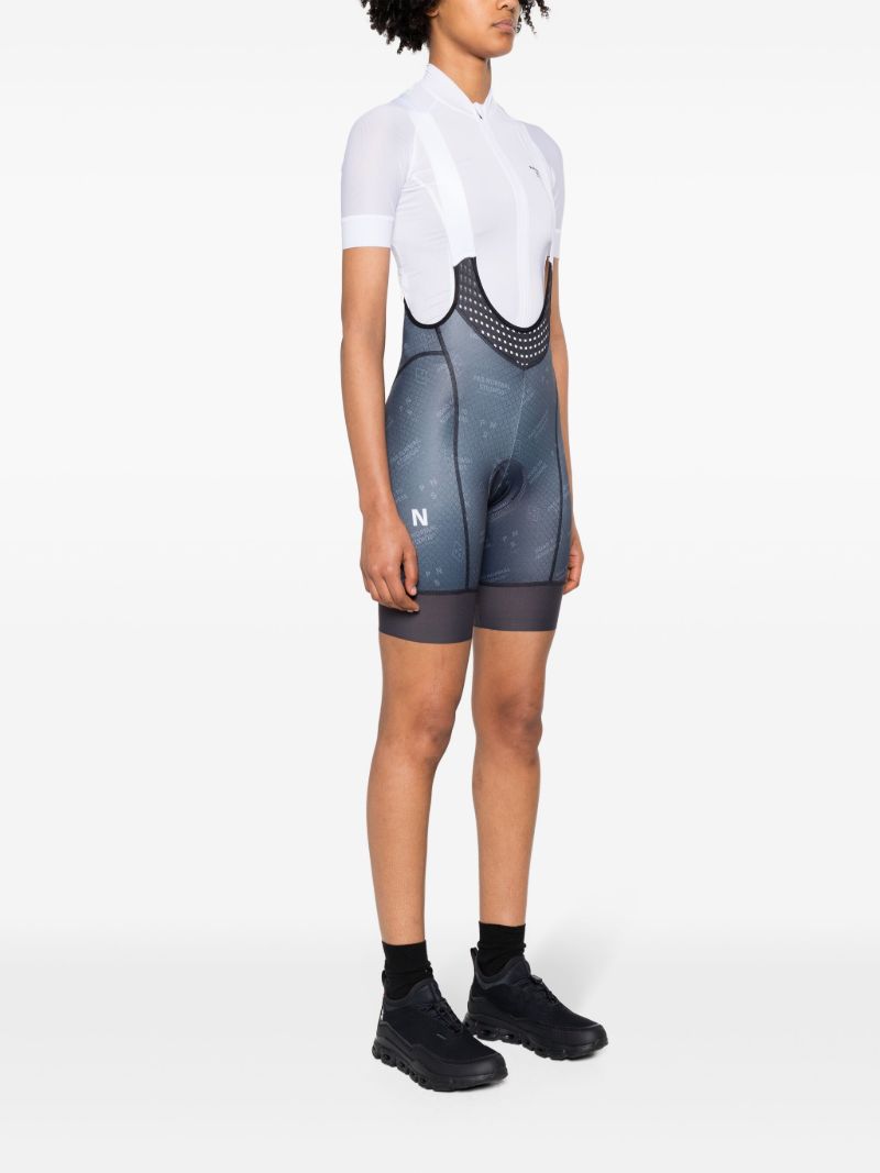 Black Mechanism Cycling Bib Shorts