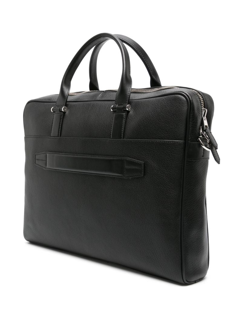 Black Leather Laptop Bag