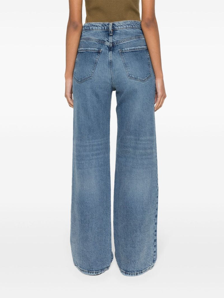 Blue Le Jane Wide-leg Jeans