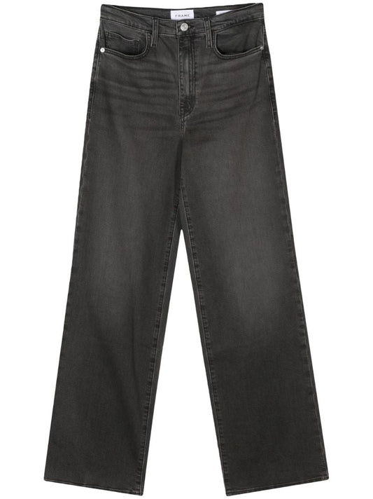 Black Straight-leg Jeans