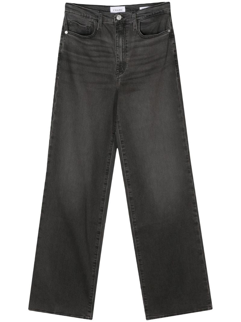 Black Straight-leg Jeans