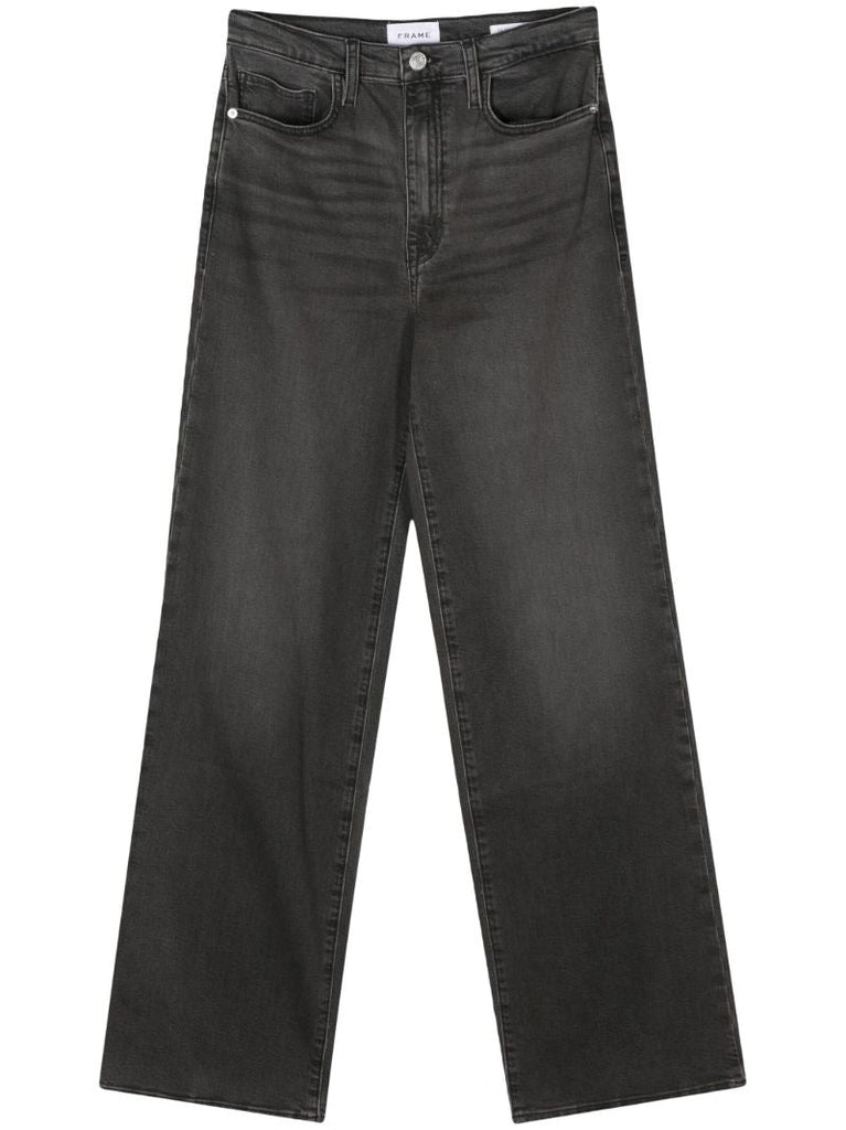 Black Straight-leg Jeans