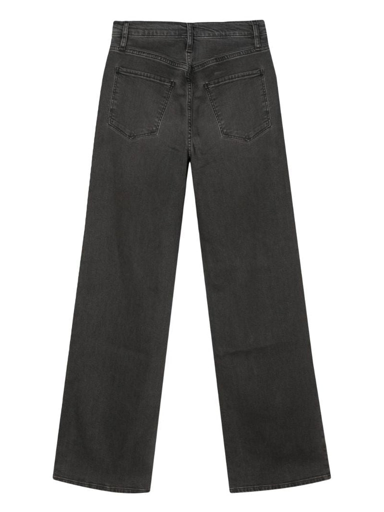 Black Straight-leg Jeans