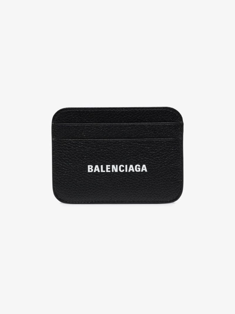 Black Cash Leather Card Holder